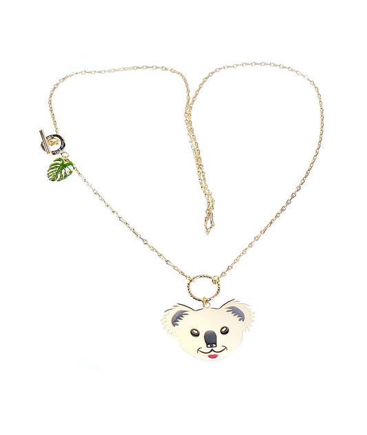 nuagedetoiles Collana koala t-bar