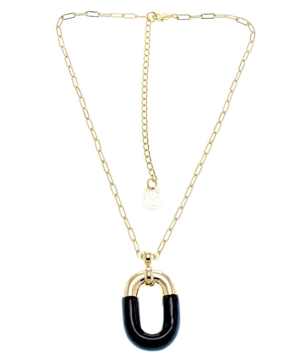 nuagedetoiles Collana Maglia Catena Ovale Allungata