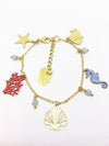 nuagedetoiles collana Oro Giallo BRACCIALE BEACH