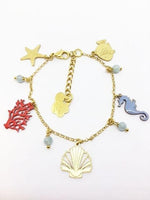 nuagedetoiles collana Oro Giallo BRACCIALE BEACH