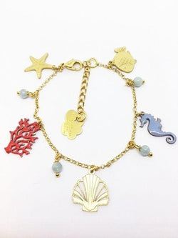 nuagedetoiles collana Oro Giallo BRACCIALE BEACH