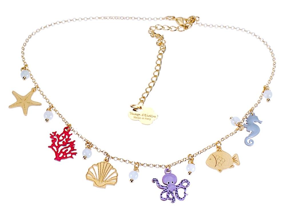 nuagedetoiles collana Oro Giallo CL BEACH EDITION CORTA