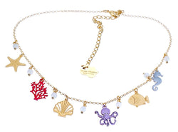 nuagedetoiles collana Oro Giallo CL BEACH EDITION CORTA