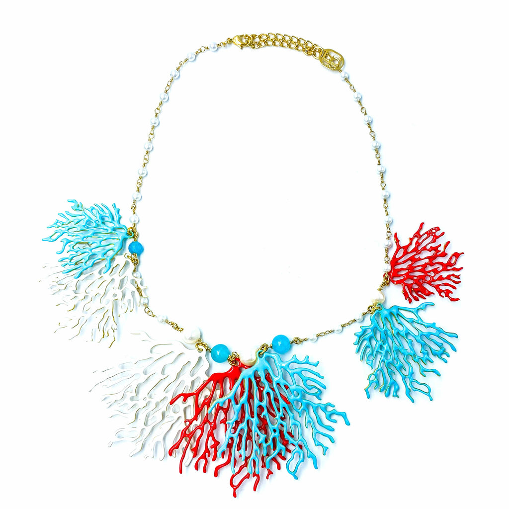 nuagedetoiles collana Oro Giallo COLLANA CORTA CORAL BARRIER