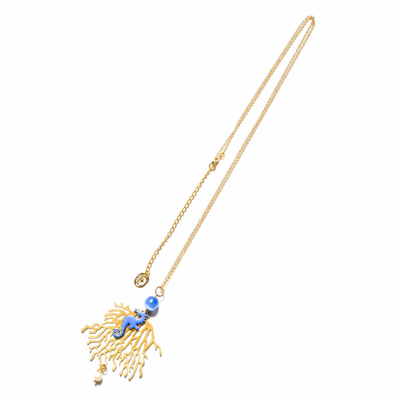 nuagedetoiles collana Oro Giallo COLLANA LUNGA CORAL HIPPO