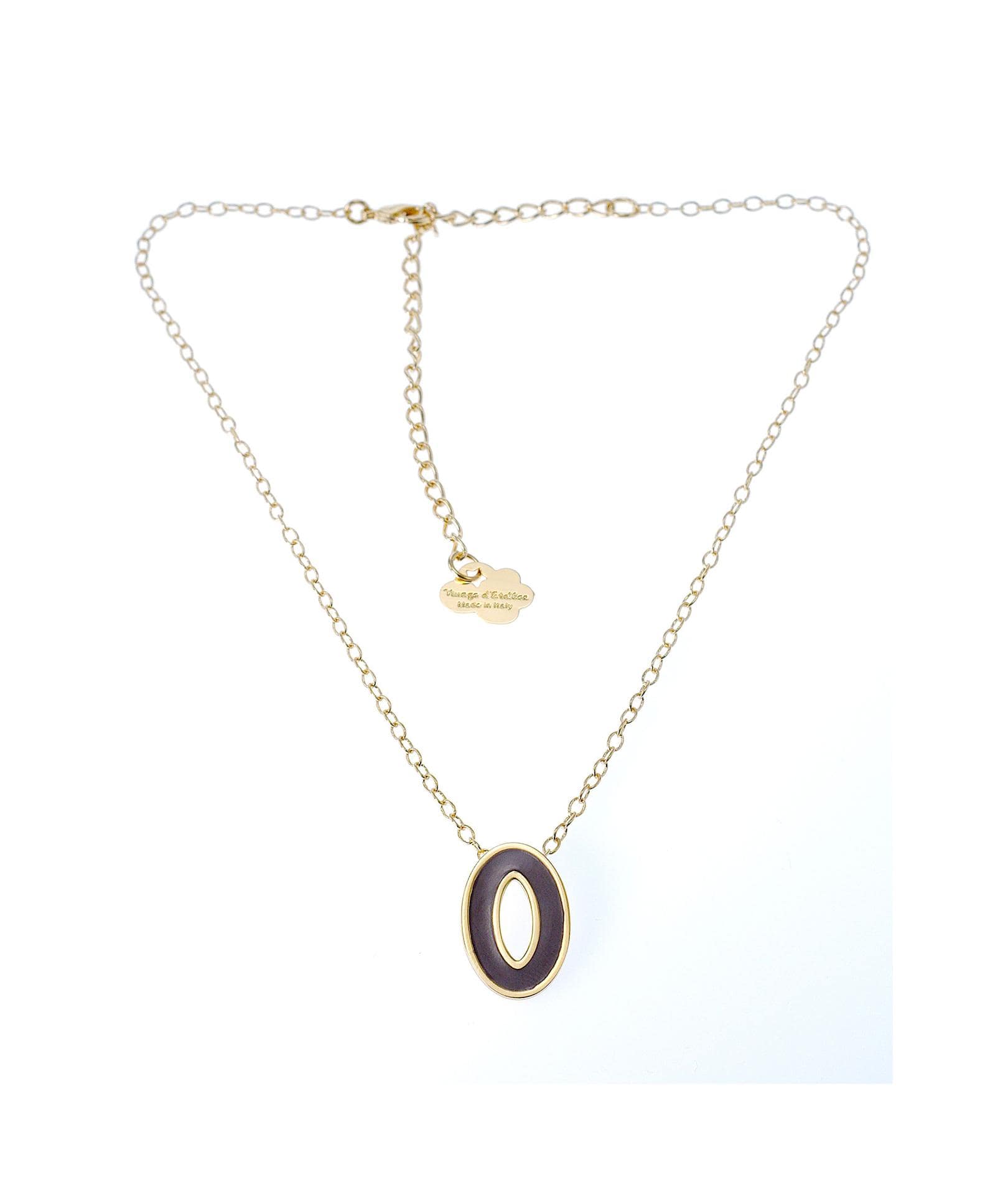 nuagedetoiles Collana ovale forato