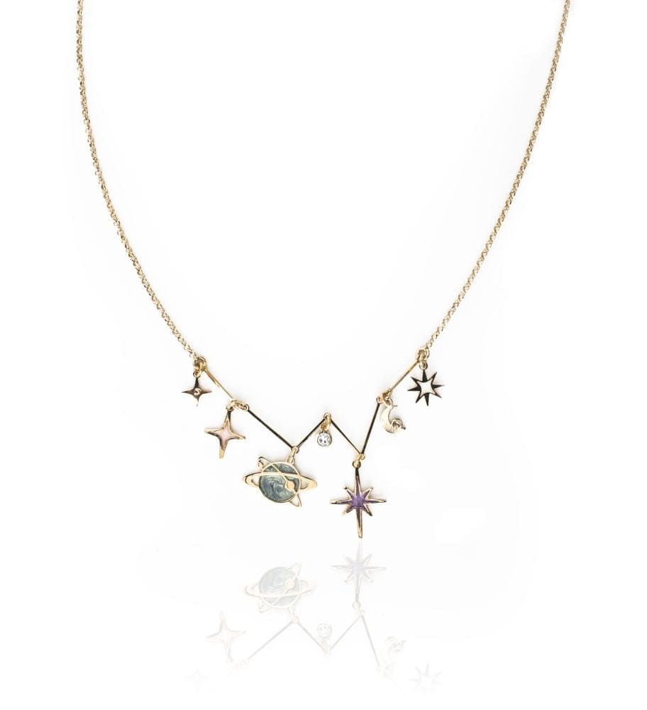 nuagedetoiles Collana Pianeta e Scintille di Stelle