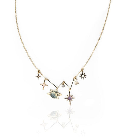 nuagedetoiles Collana Pianeta e Scintille di Stelle