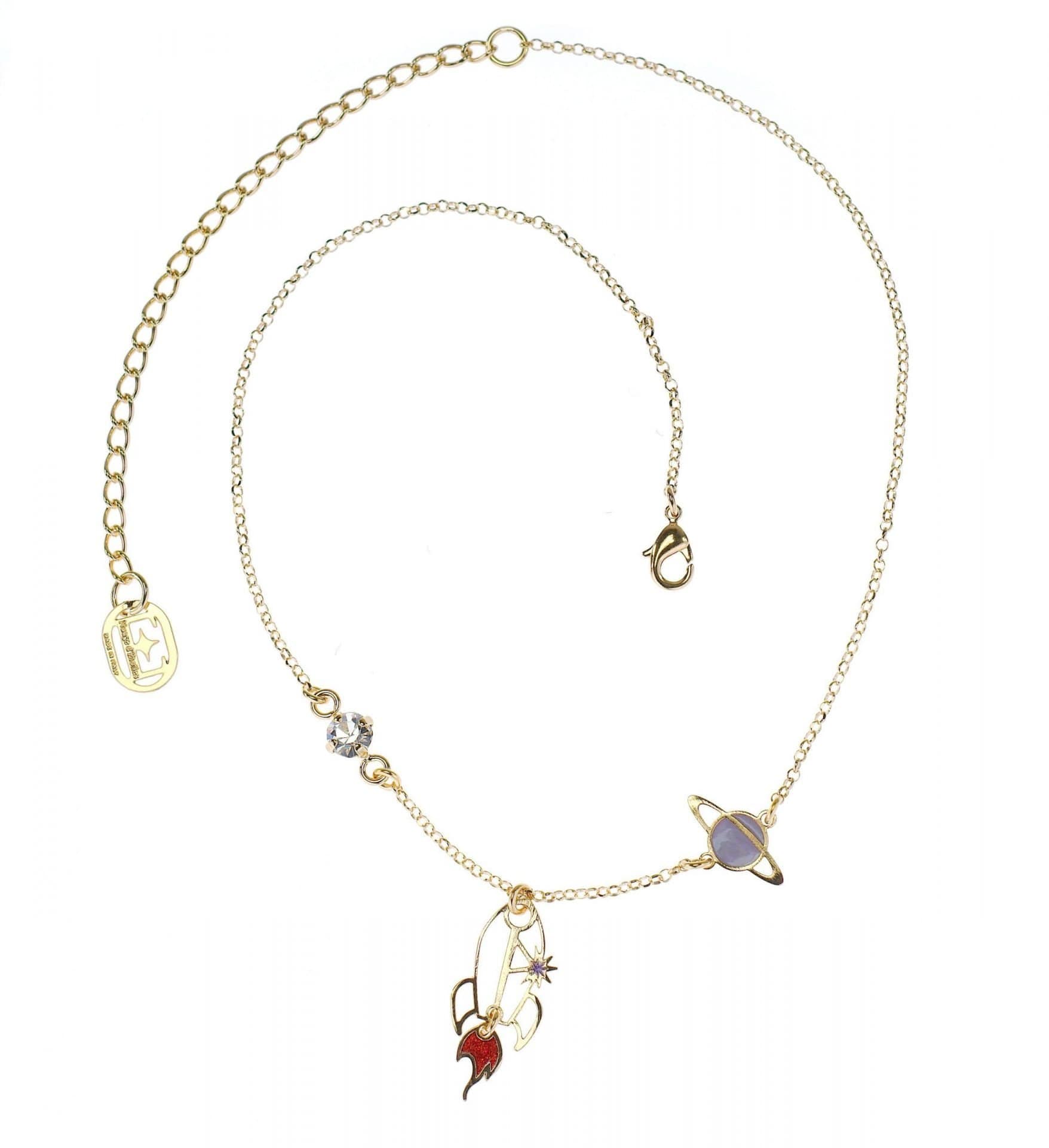 nuagedetoiles Collana Razzo e Orbite