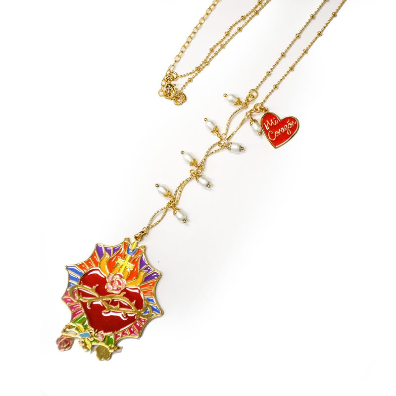 nuagedetoiles Collana Sagrado Corazòn Frida