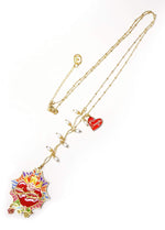 nuagedetoiles Collana Sagrado Corazòn Frida