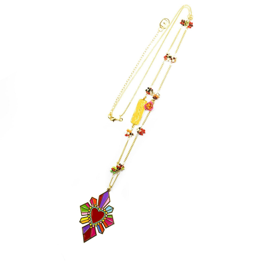 Collana Sagrado Corazòn Frida arcoíris Frida - nuagedetoiles