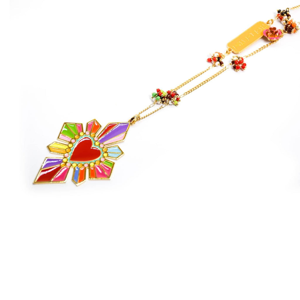 nuagedetoiles Collana Sagrado Corazòn Frida arcoíris Frida