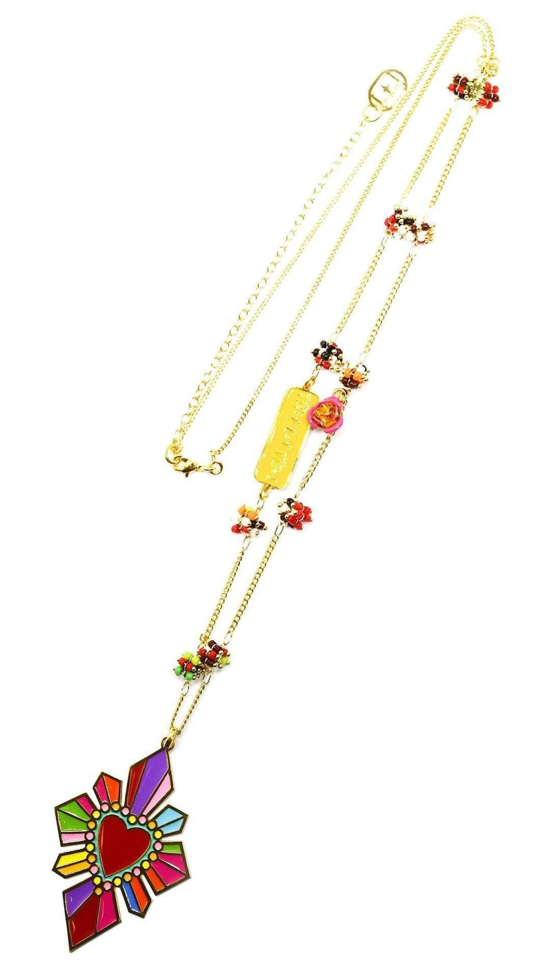 nuagedetoiles Collana Sagrado Corazòn Frida arcoíris Frida