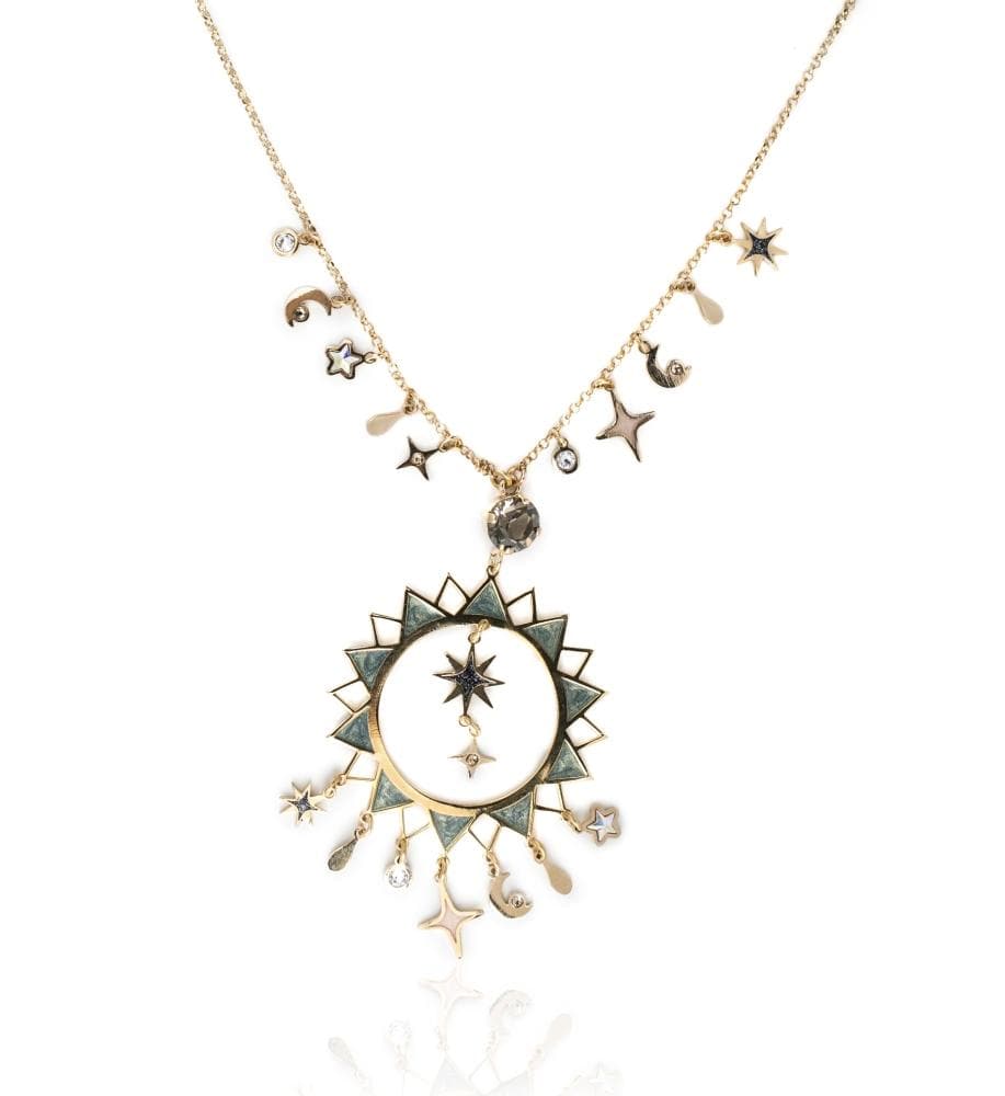 nuagedetoiles Collana scintille di Sole