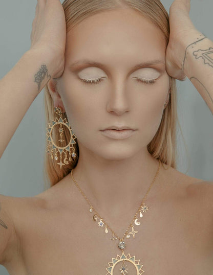 nuagedetoiles Collana scintille di Sole