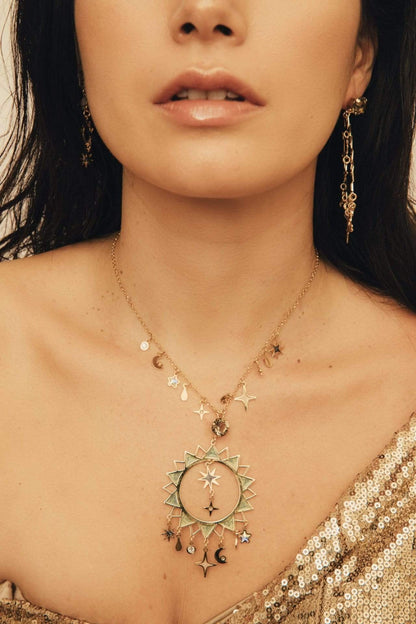 nuagedetoiles Collana scintille di Sole