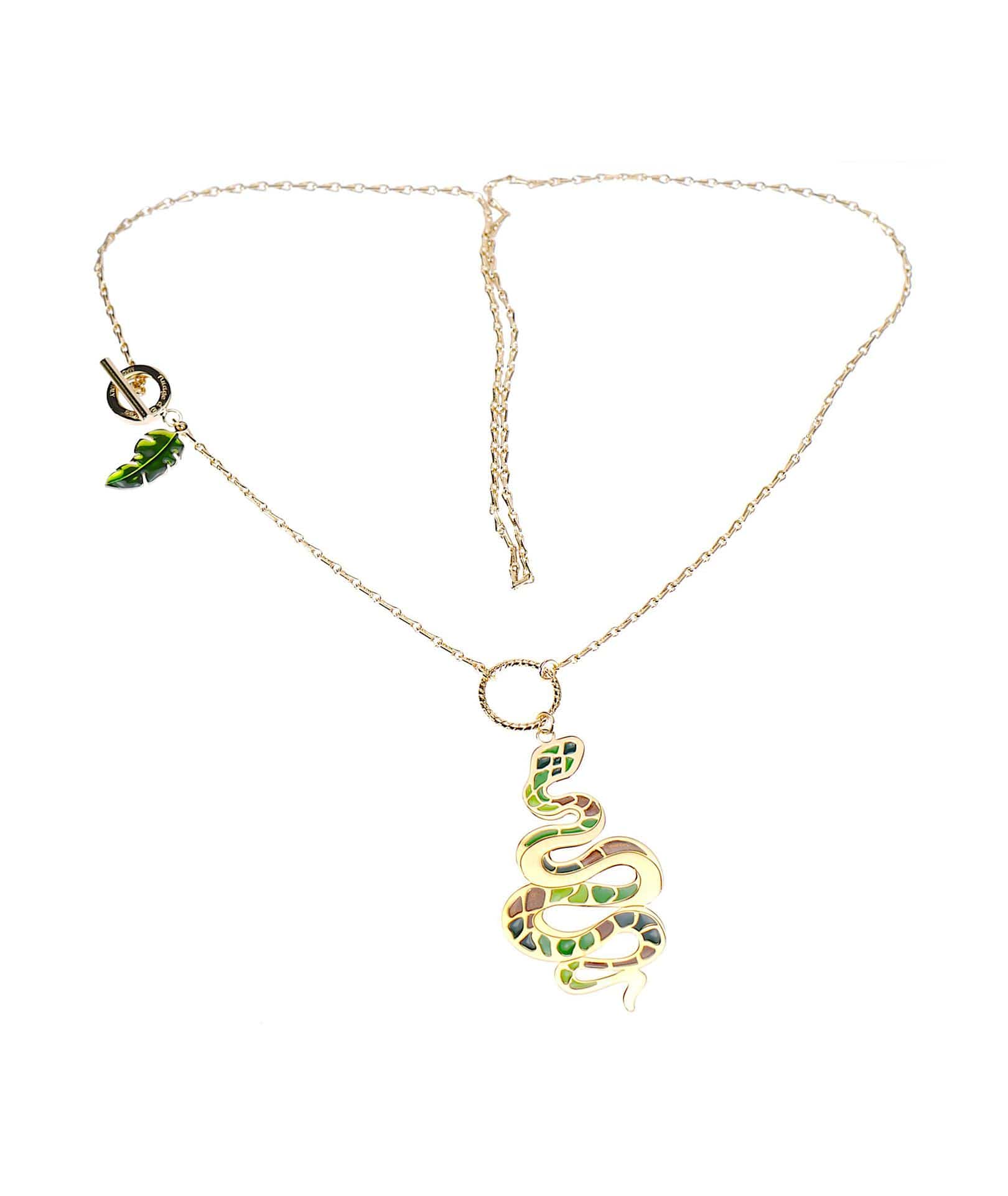 nuagedetoiles Collana serpente t-bar