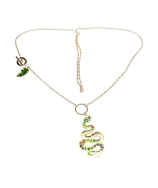 nuagedetoiles Collana serpente t-bar