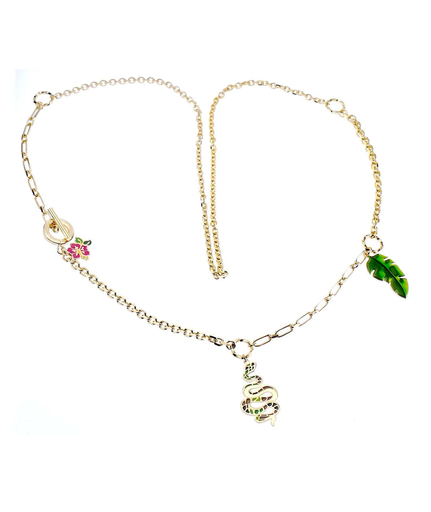 nuagedetoiles Collana serpente t-bar