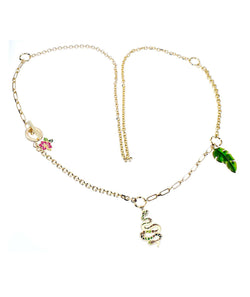 nuagedetoiles Collana serpente t-bar