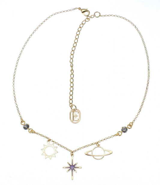 nuagedetoiles Collana Sole e Pianeti