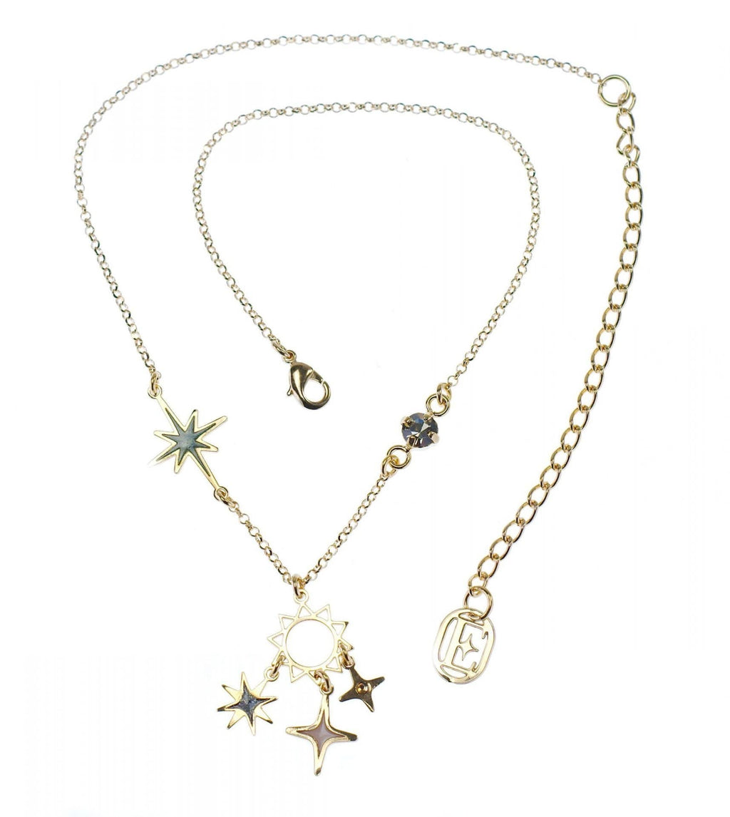 nuagedetoiles Collana Sole e Scintille