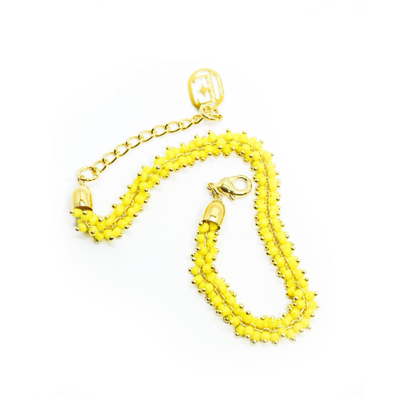 nuagedetoiles Giallo intense Bracciale Stone