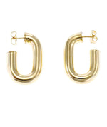 nuagedetoiles Orecchini catena ovale liscia - Essential