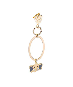 nuagedetoiles Orecchini elefante ovale