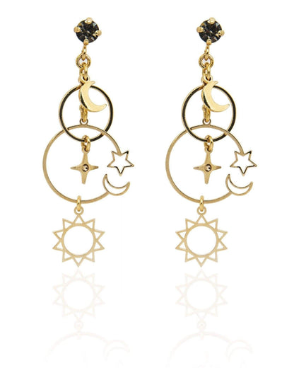 nuagedetoiles Orecchini Fasi Lunari