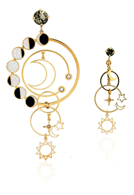 nuagedetoiles Orecchini Fasi Lunari