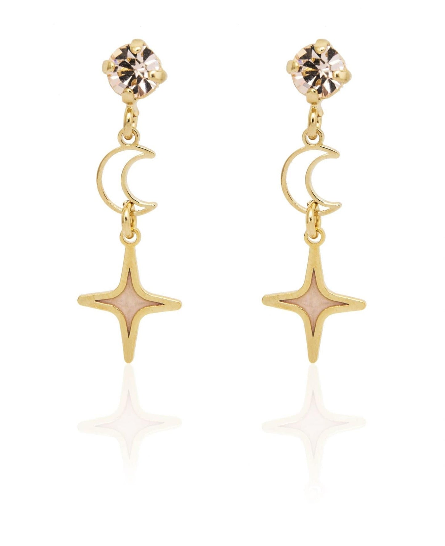 nuagedetoiles Orecchini Luna