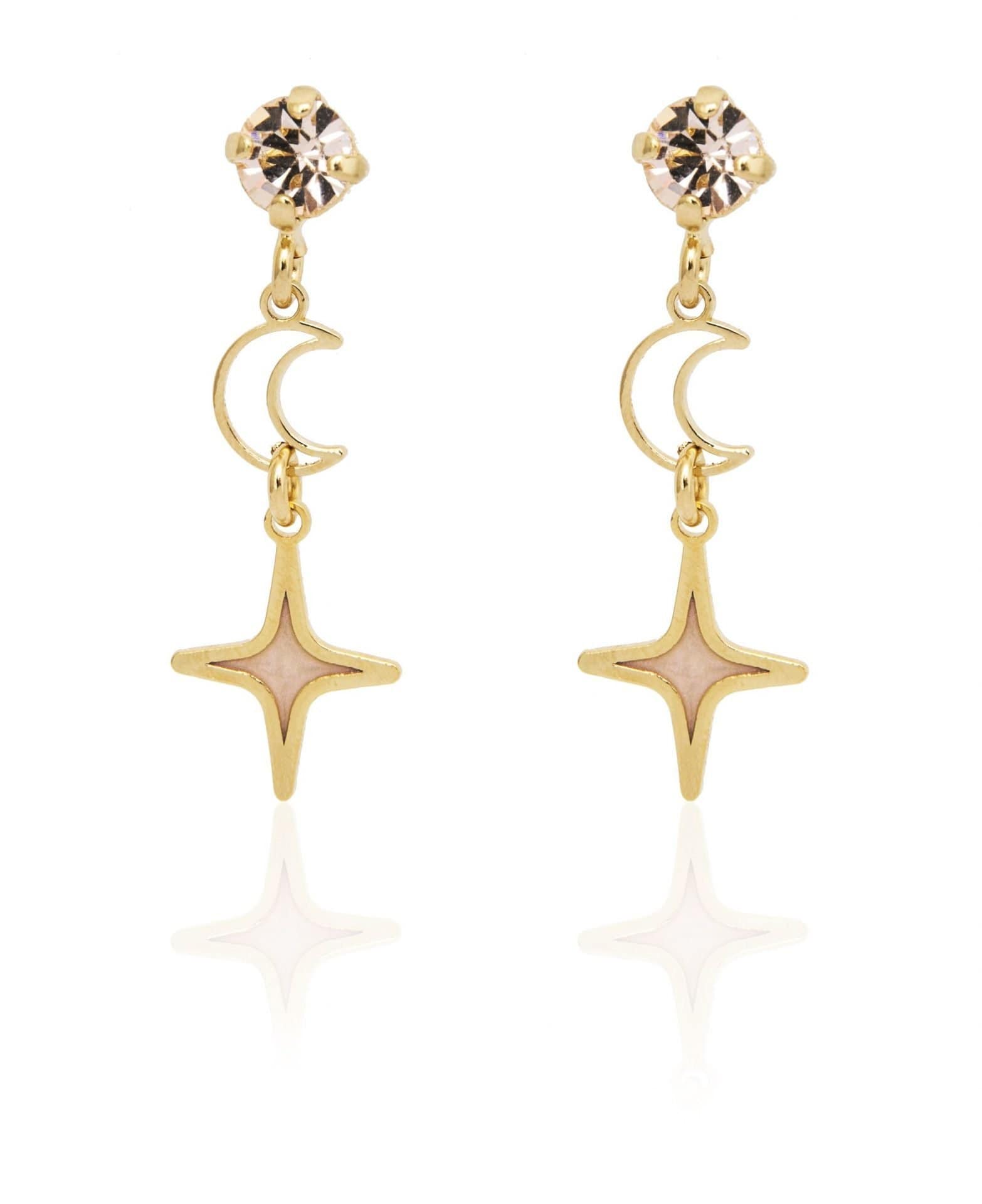 nuagedetoiles Orecchini Luna