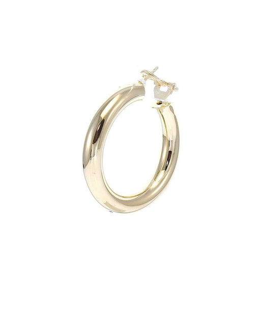 nuagedetoiles Orecchini maglia catena tonda liscia