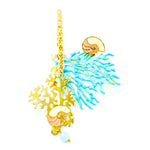 nuagedetoiles orecchini OR.CERCHIO 35 CORAL SHELL SYMPHONY