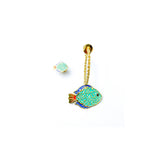 nuagedetoiles orecchini OR.CERCHIO 35 INTR. MANDARIN FISH