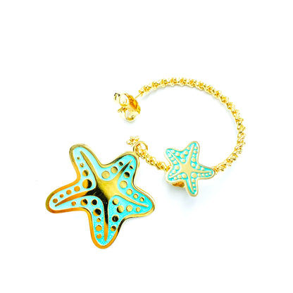 nuagedetoiles orecchini OR.CERCHIO 35 LITTLE SEA STAR