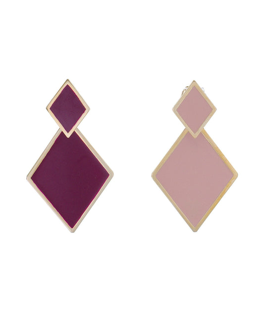 nuagedetoiles orecchini Orecchini doppio rombo