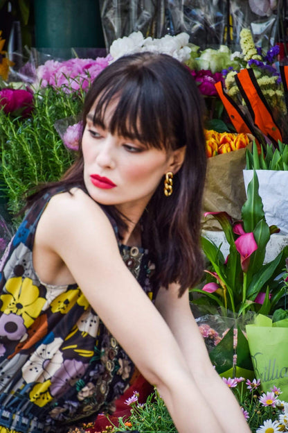 nuagedetoiles orecchini Orecchini grumette grande 3 maglie