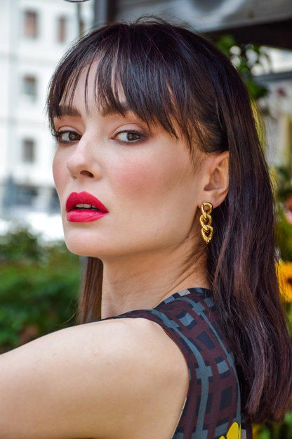 nuagedetoiles orecchini Orecchini grumette grande 3 maglie