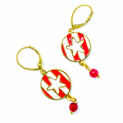 nuagedetoiles orecchini ORECCHINI STAR STRIPES