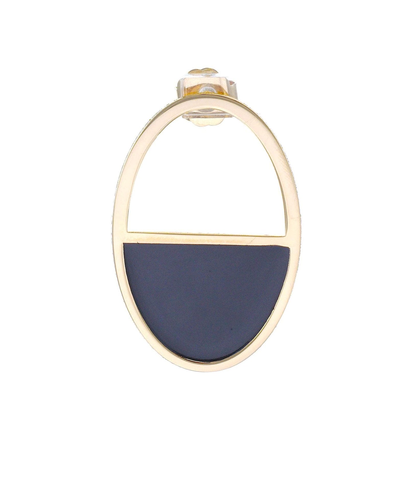 nuagedetoiles Orecchini Ovali Mezzi Vuoti