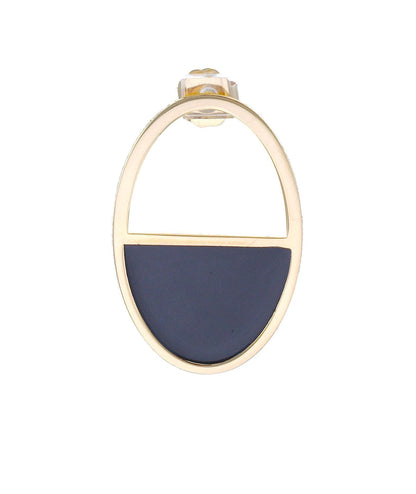 nuagedetoiles Orecchini Ovali Mezzi Vuoti