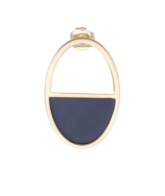 nuagedetoiles Orecchini Ovali Mezzi Vuoti