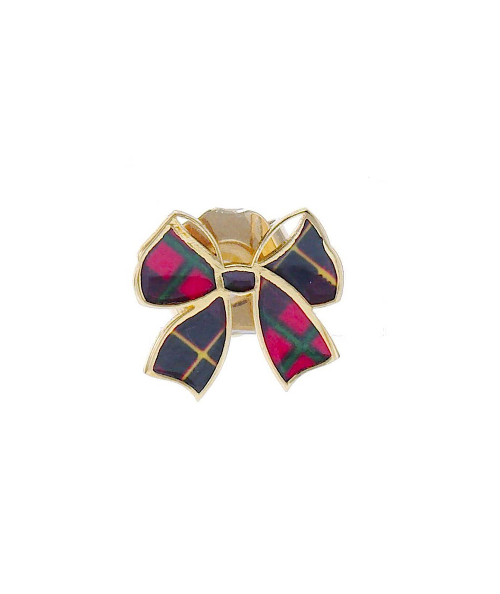 nuagedetoiles Orecchini papillon tartan