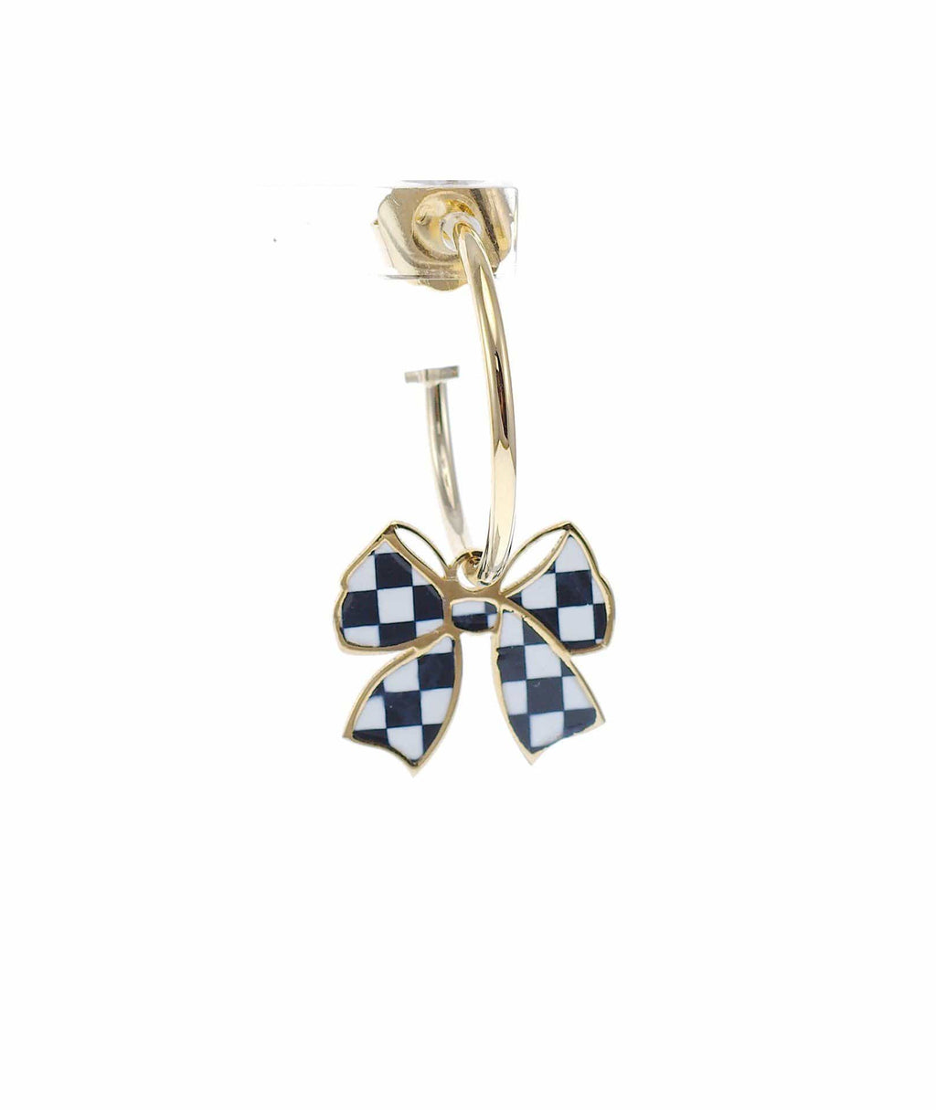 nuagedetoiles Orecchini papillon tartan