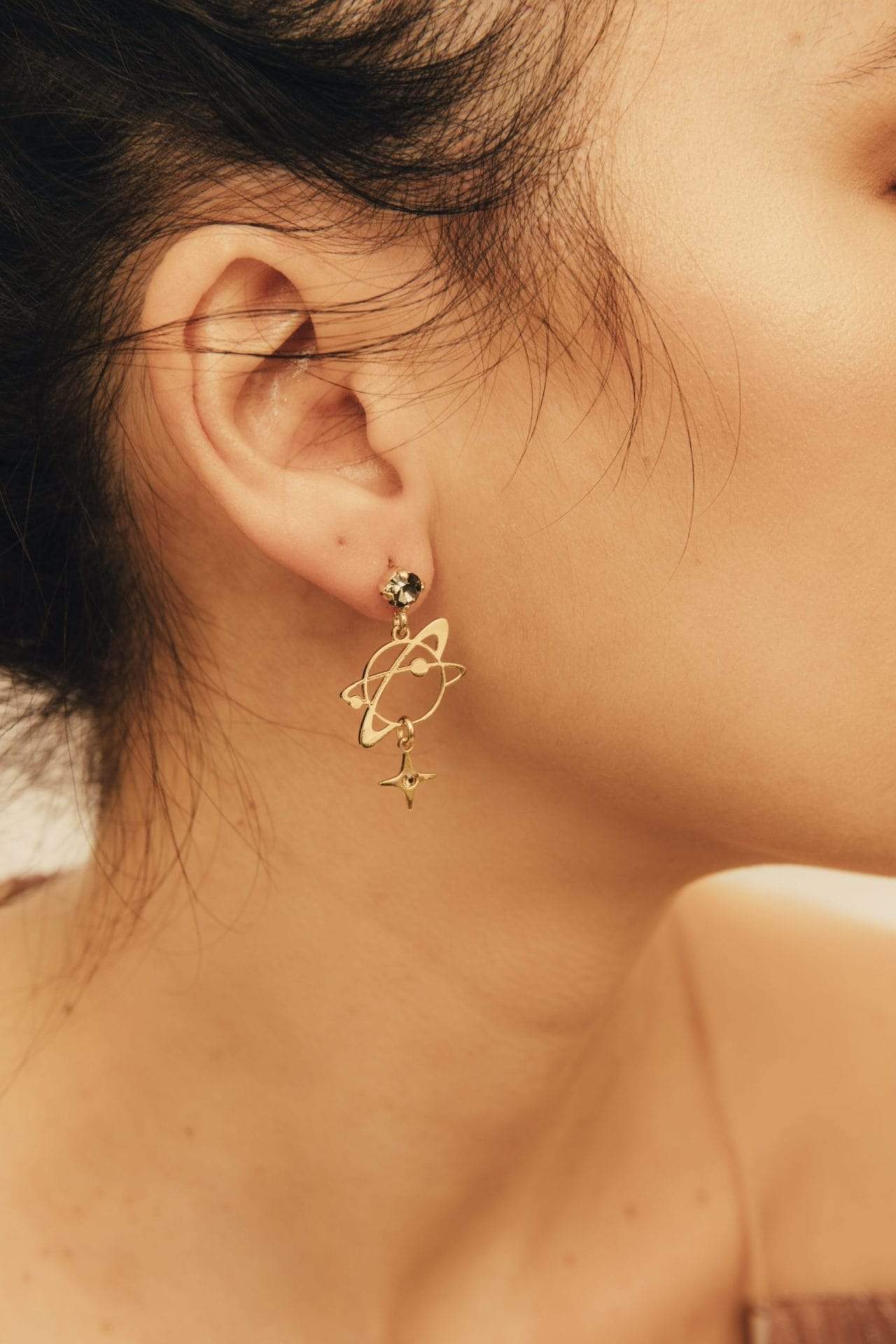 nuagedetoiles Orecchini Pianeta e Scintilla