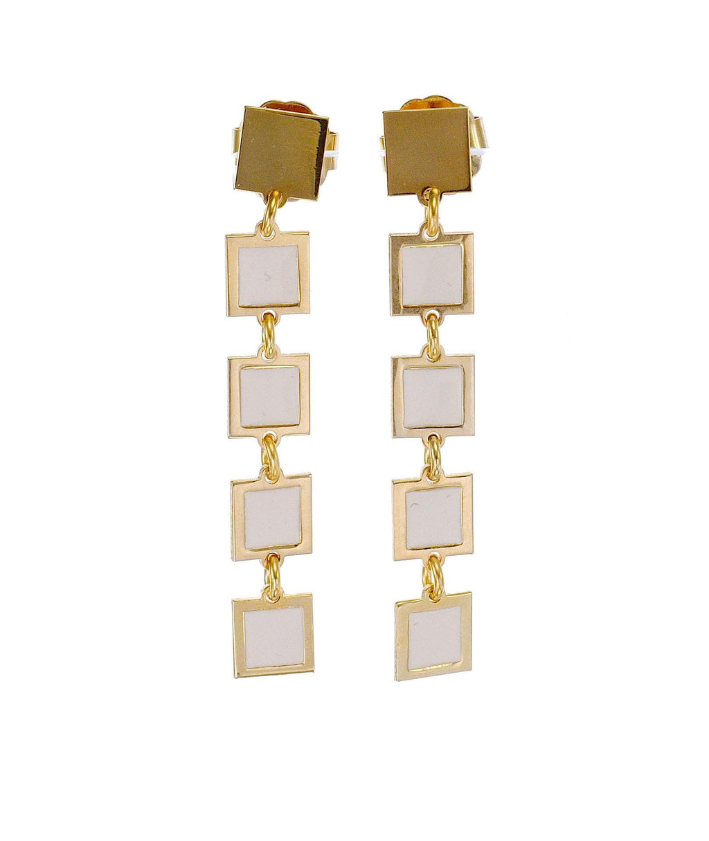 nuagedetoiles Orecchini quadratini