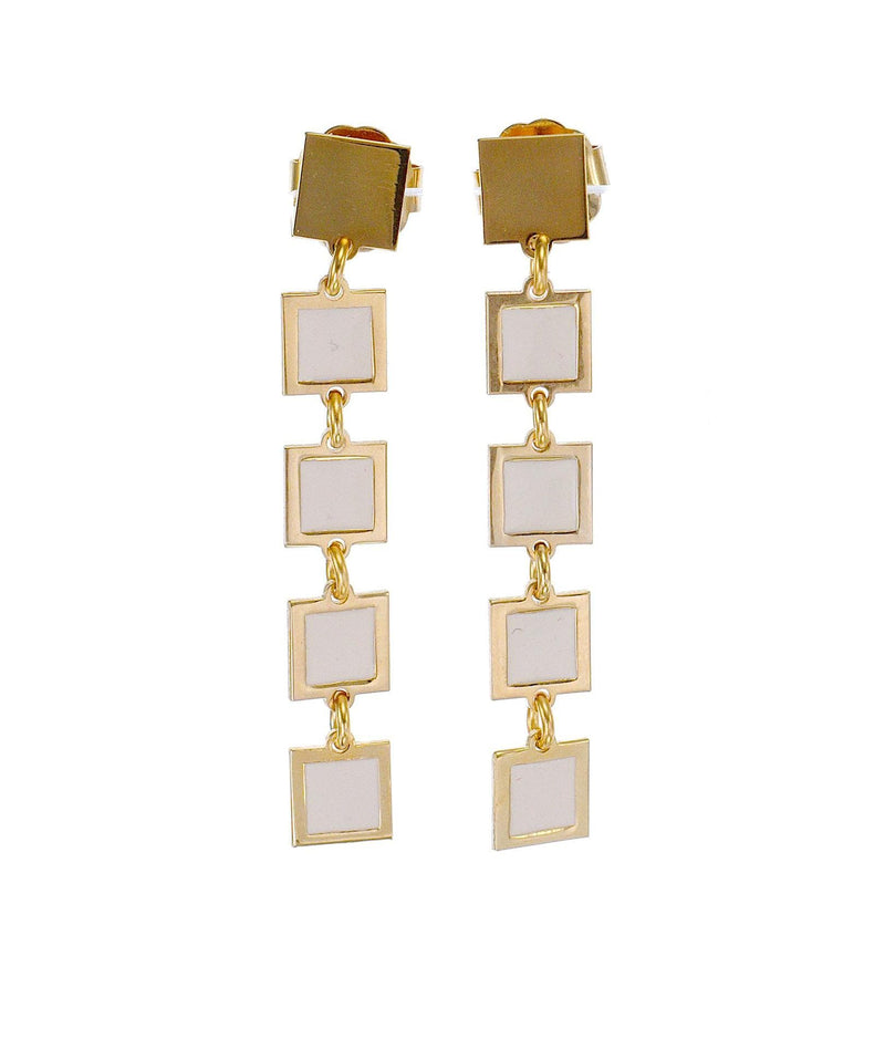nuagedetoiles Orecchini quadratini